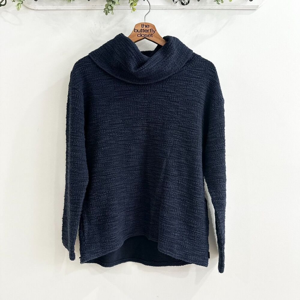 Burton Blue Cowl Neck Long Sleeve Sweater Size M
